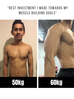 client transformation picture online coaching